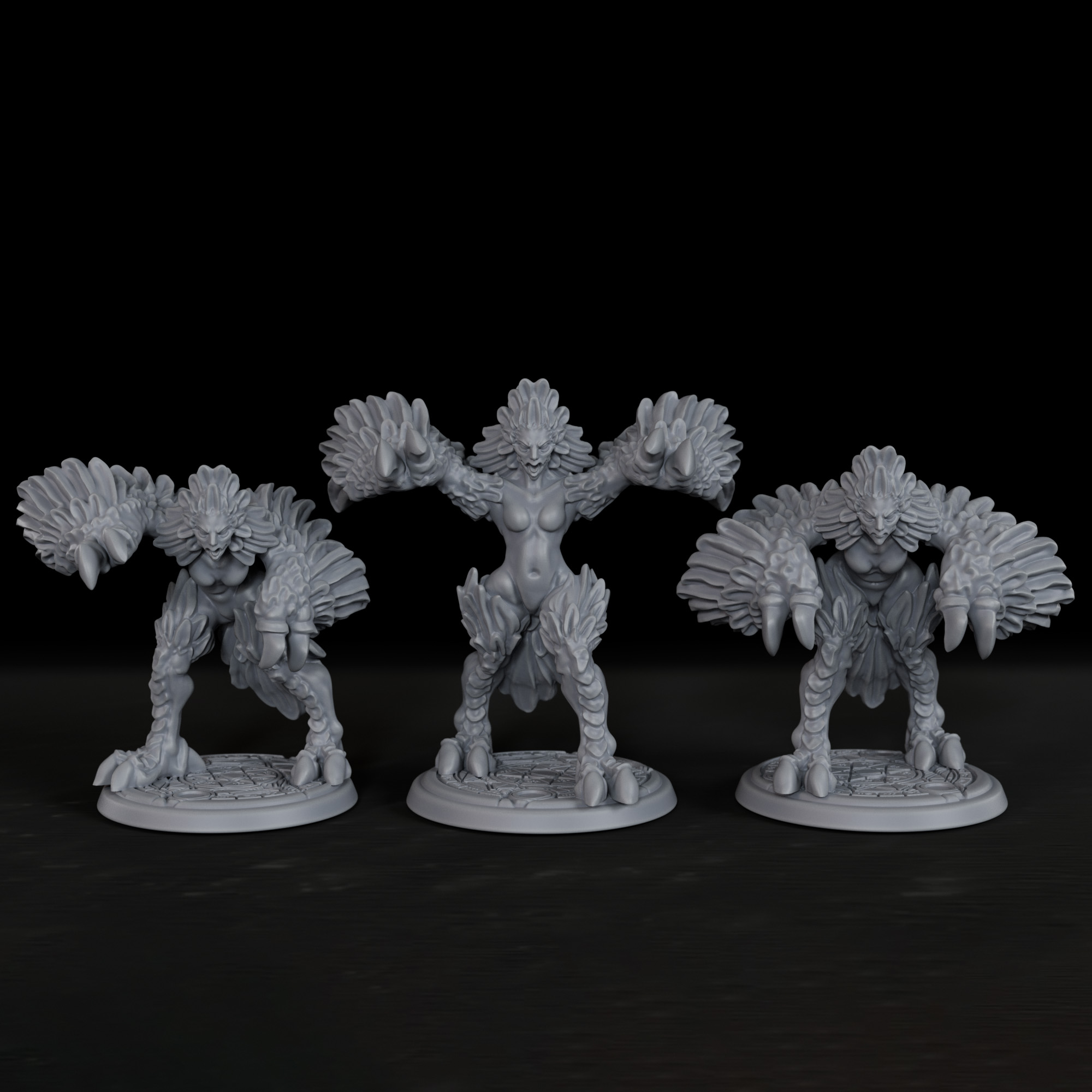 Board Game Live - RPG Harpies Miniature - Christmas Gift,