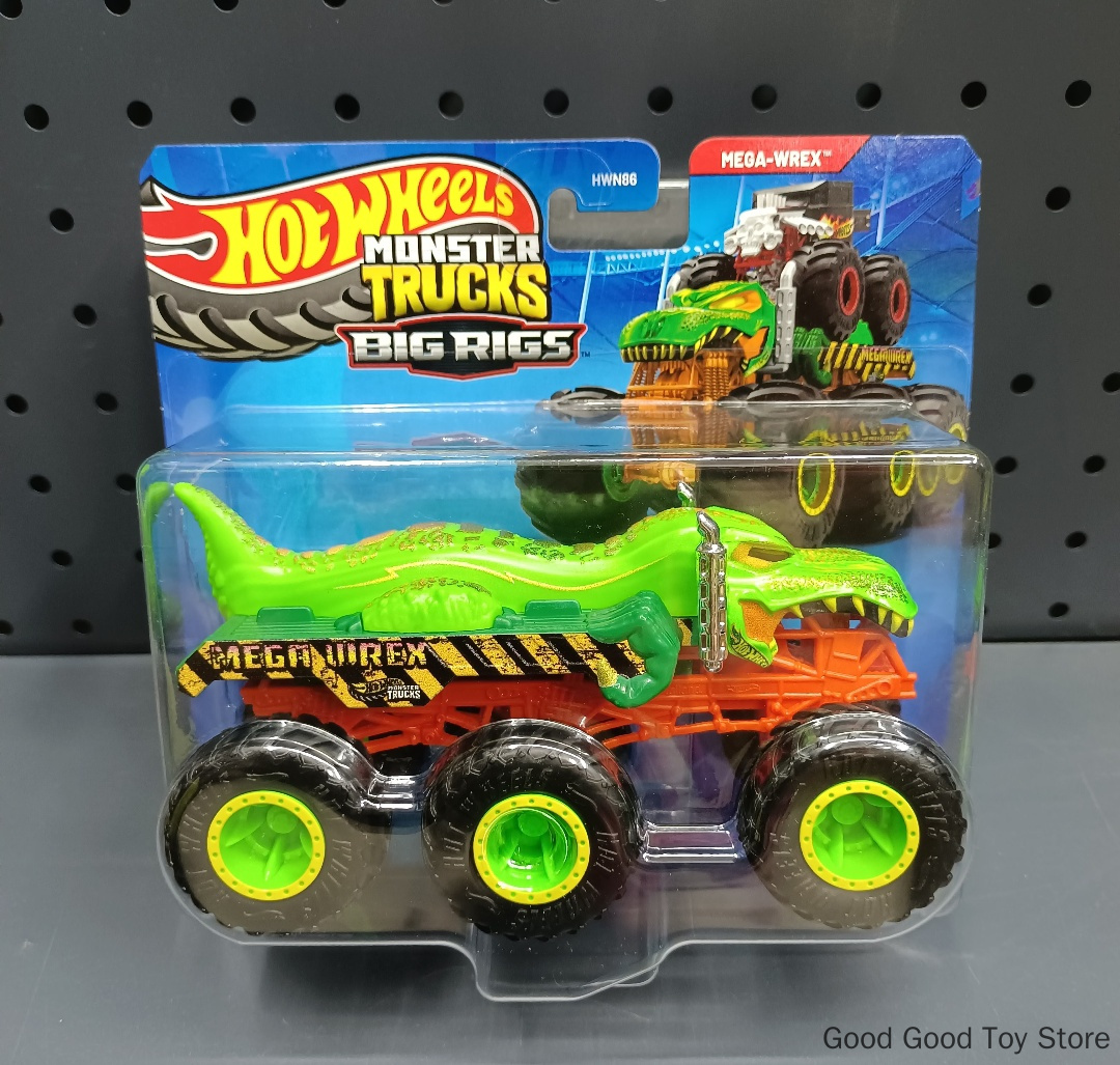 Hot Wheels Mega Wreckin Wolf S - Hot Wheels Car Monster Trucks review and price