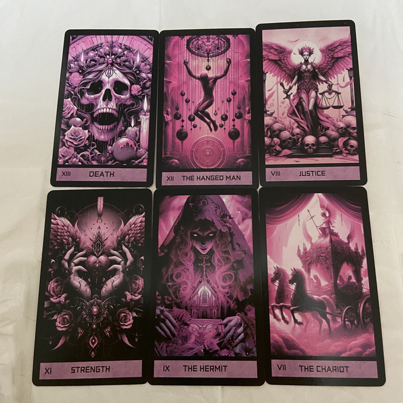 Pink Gothic Tarot Deck 78 Card - Board Game Of Life review and price