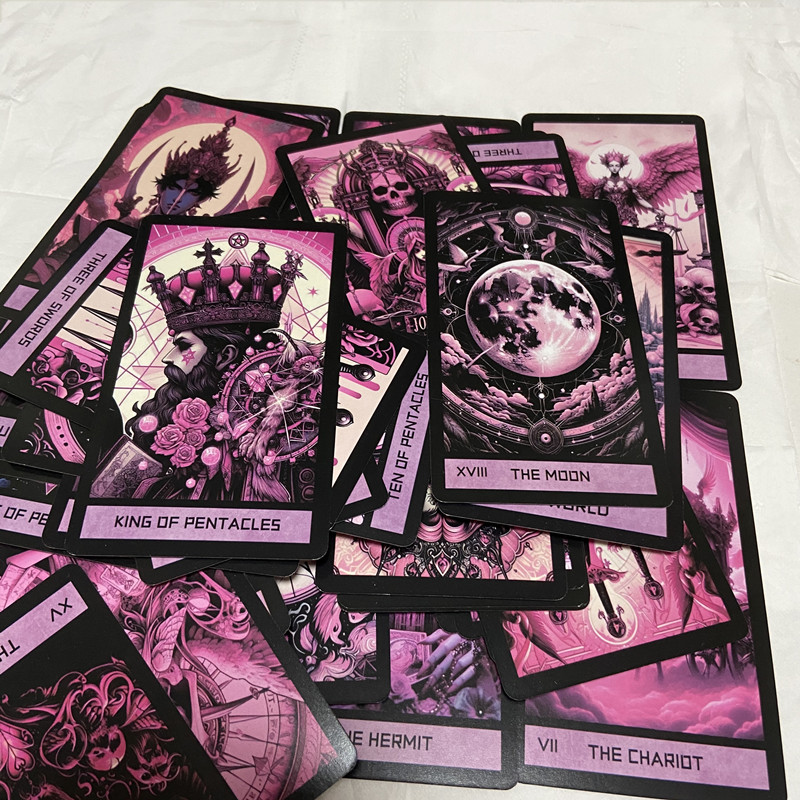 Pink Gothic Tarot Deck 78 Card - Board Game Of Life review and price