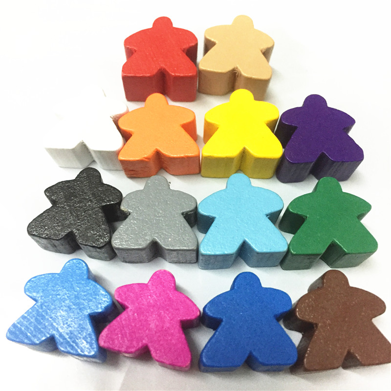 14PCS Wooden Humanoid Meeples  - Board Game Catan review and price